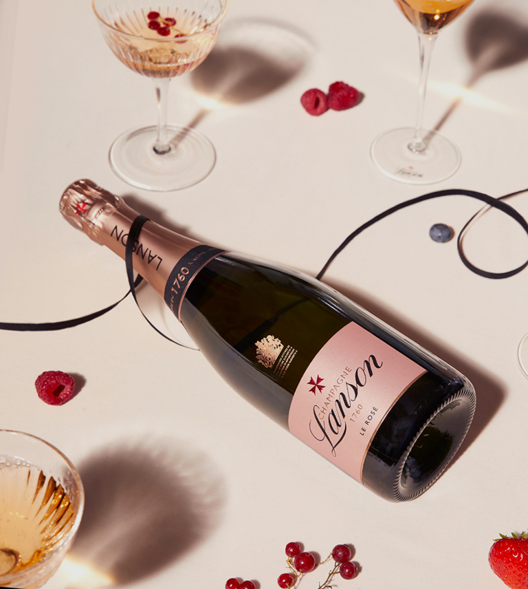 LANSON, IN A SOFT PINK
