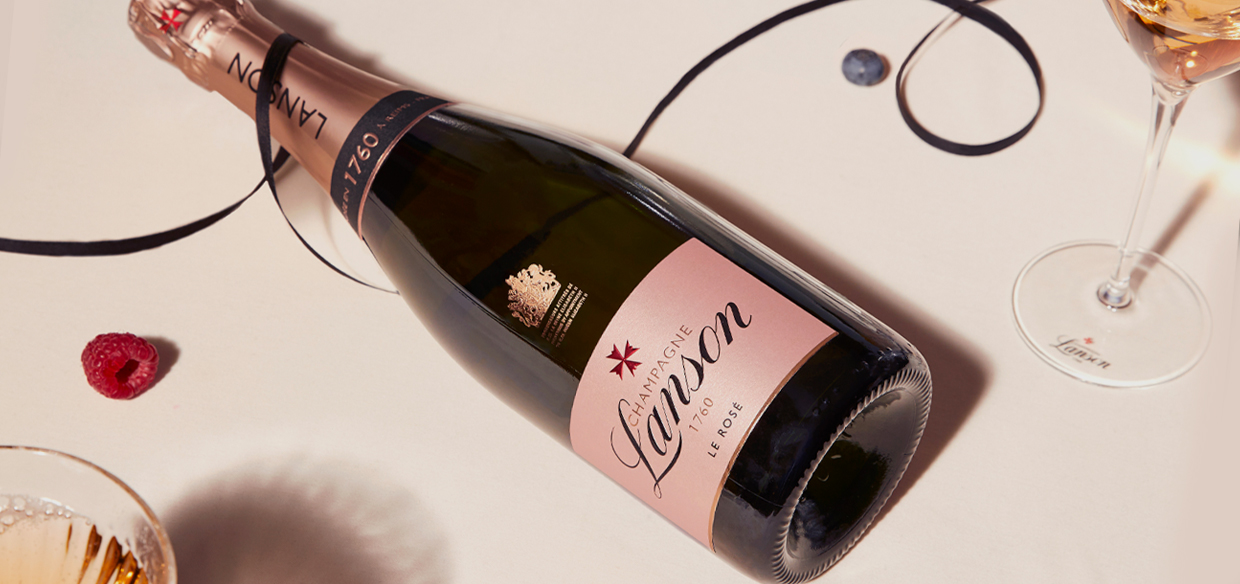 LANSON, IN A SOFT PINK